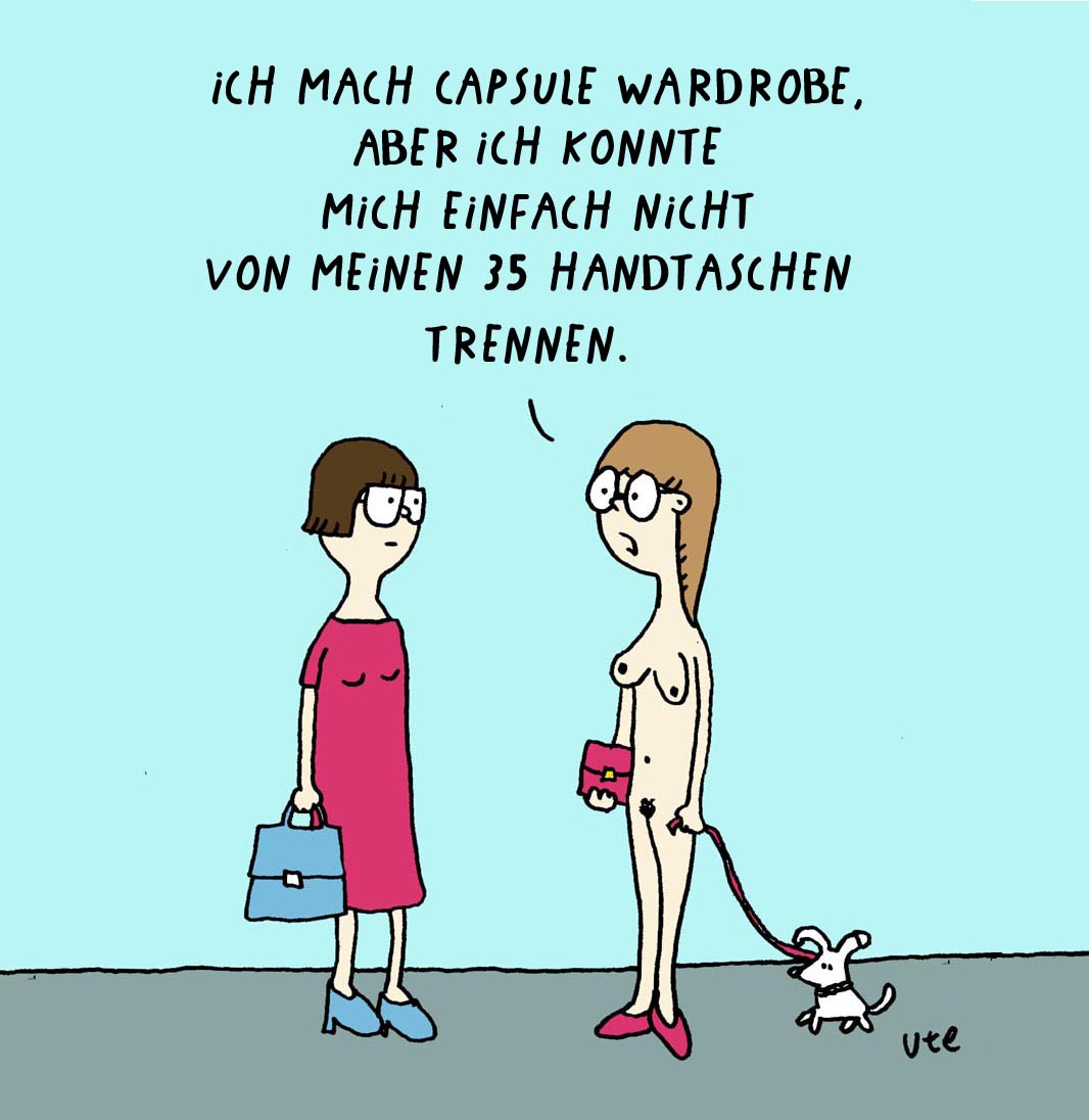 Cartoon Trend Capsule Wardrobe von Ute Hamelmann