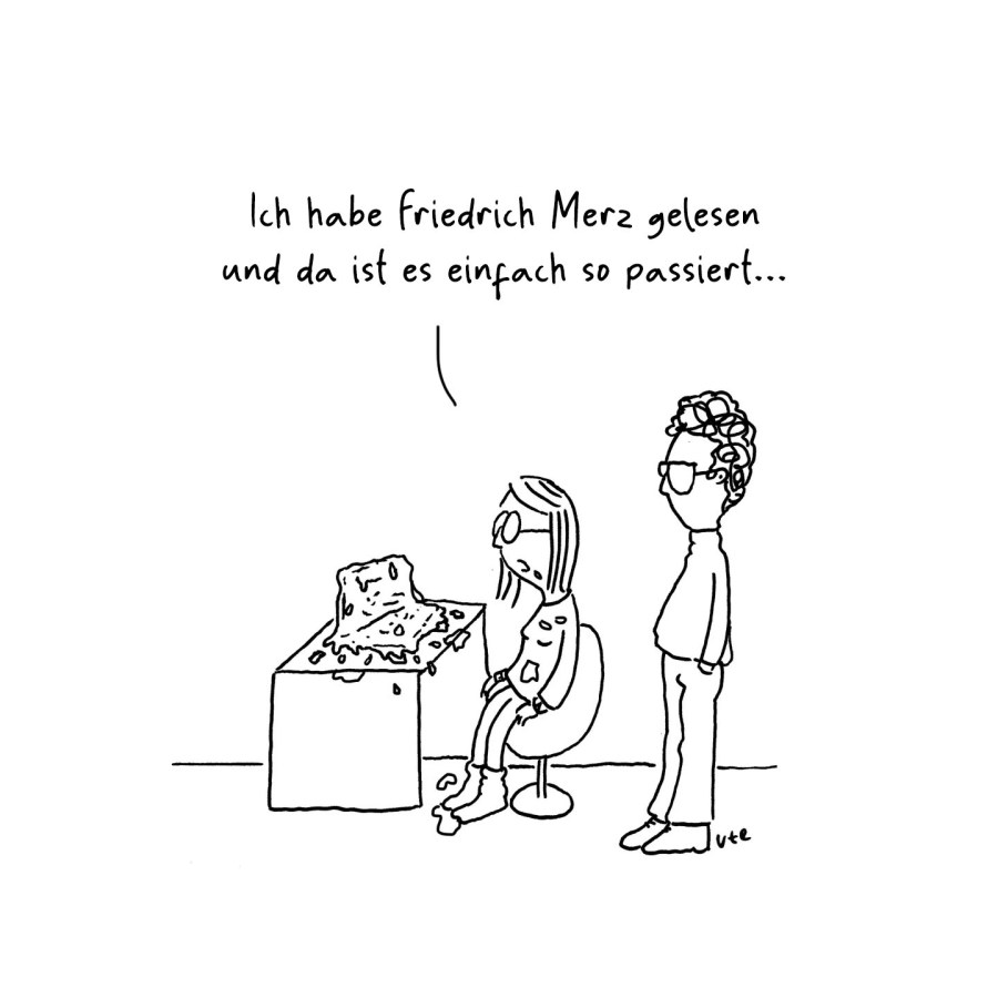 Cartoon Friedrich Merz