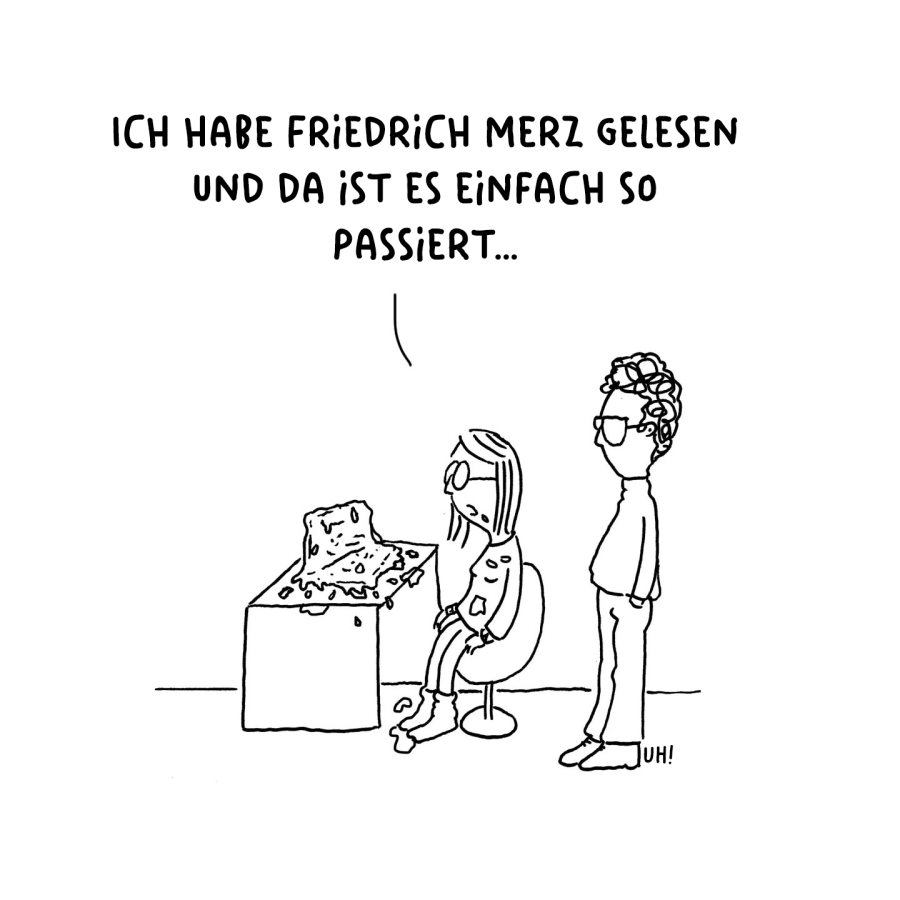 Cartoon Friedrich Merz