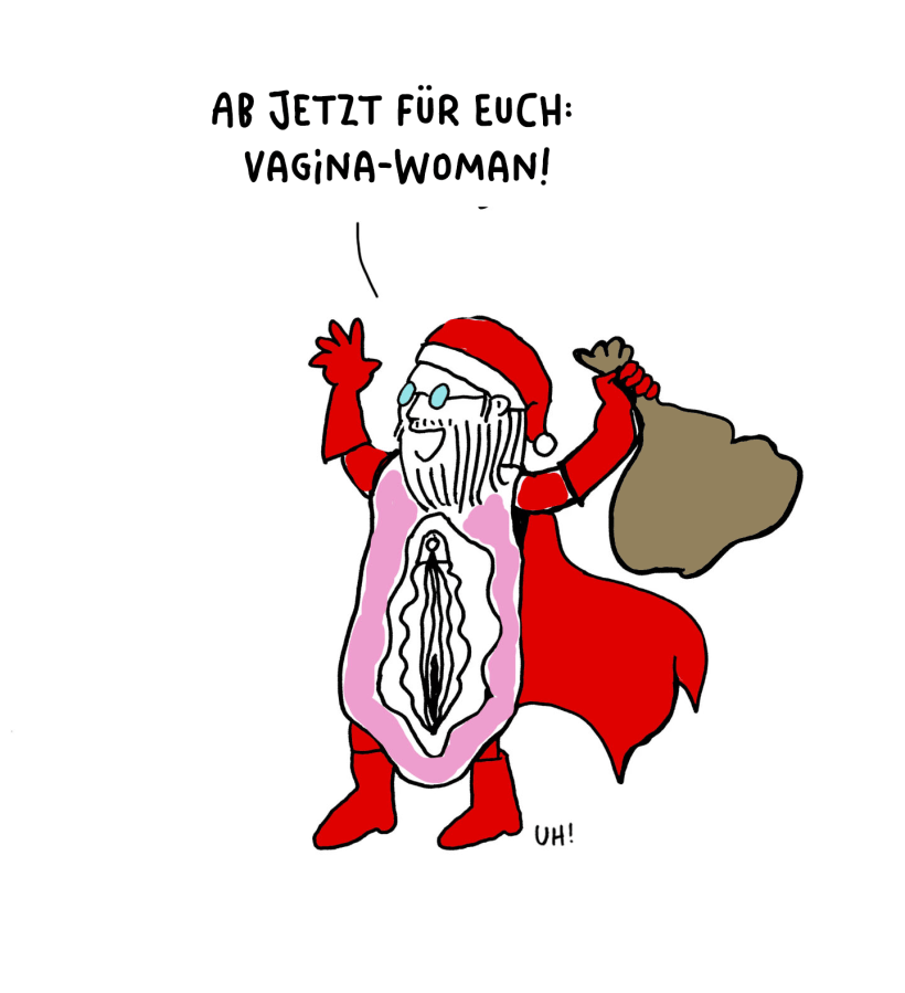 Cartoon Vagina Woman