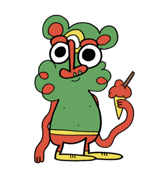 Jon Burgerman Logo Monstergalerie Senden