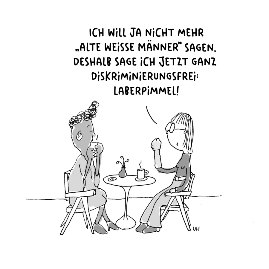 Cartoon Laberpimmel von Ute Hamelmann
