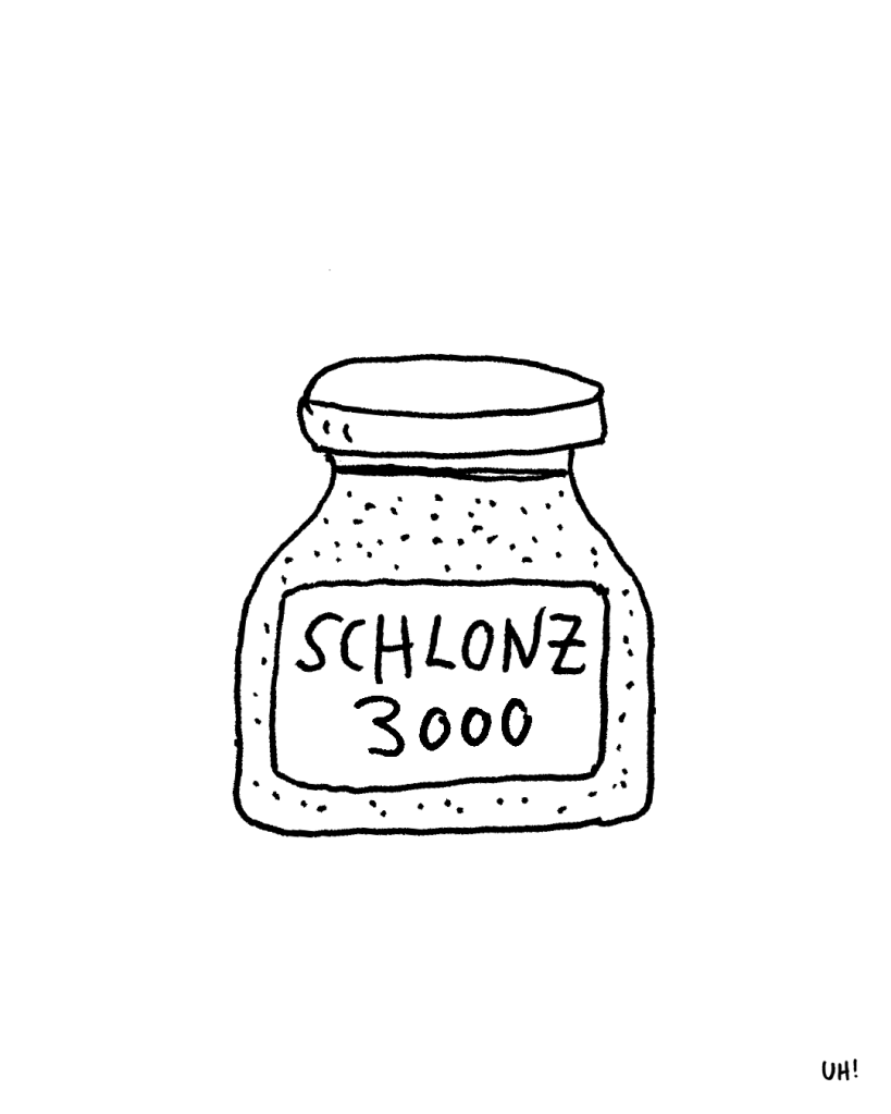 Snail invents the "Schlonz"