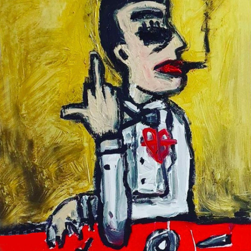 Ute Hamelmann, Berlin Zwei Eins, Acryl on Canvas